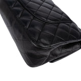 Chanel Quilted Lambskin CC Medium Double Flap Shoulder Bag