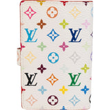Louis Vuitton Monogram Multicolor Murakami Canvas Card Holder Adress Book Cover