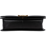 Chanel Quilted Lambskin Medium Boy Single Flap Crossbody Bag