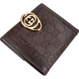 Gucci Guccissima Leather Interlocking GG Wallet