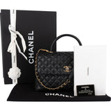 Chanel Jumbo Caviar Leather Coco Handle Handbag