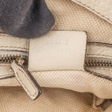 Gucci Monogram GG Canvas Bamboo Hobo Shoulder Bag - vintageandkickz