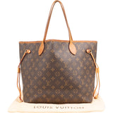 Louis Vuitton Monogram Canvas Neverfull MM Shoulder Bag