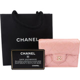 Chanel Quilted Caviar Leather Classic Small Flap Wallet