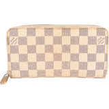 Louis Vuitton Monogram Damier Azur Canvas Zippy Wallet