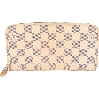 Louis Vuitton Monogram Damier Azur Canvas Zippy Wallet