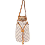 Louis Vuitton Monogram Damier Azur Canvas Neverfull PM Handbag - vintageandkickz