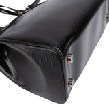 Louis Vuitton Noir Epi Electric Leather Brea MM Handbag
