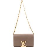 Louis Vuitton Taupe Leather Louise MM Chain Shoulder Bag