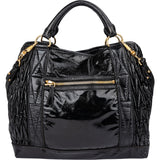 Miu Miu Quilted Vitello Shine Large Bowler Handbag