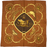 Hermès Springs Silk Carre 90 Scarf Tuch