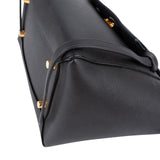 Céline Black Grained Calfskin Belt Handbag