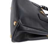 Prada Black Saffiano Leather Small Galleria Handbag