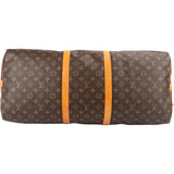 Louis Vuitton Monogram Canvas Keepall 60 Bandoulière Travel Bag