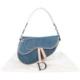 Dior Denim Saddle Shoulder Bag