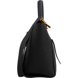 Céline Black Grained Calfskin Nano Belt Handbag