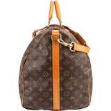 Louis Vuitton Monogram Canvas Keepall 60 Bandoulière Travel Bag
