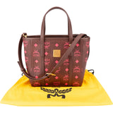 MCM Monogram Visetos Mini Toni Tote Crossbody Handbag