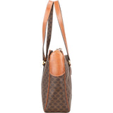 Celine Macadam Canvas Tote Shoulder Bag