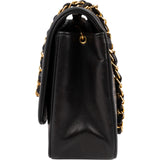 Chanel Quilted Lambskin 24K Gold Medium Diana Single Flap Crossbody Bag