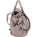 Miu Miu Grey Vitello Lux Bow Satchel Handbag