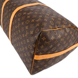 Louis Vuitton Monogram Canvas Keepall 60 Bandoulière Travel Bag