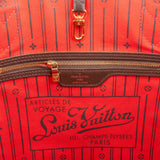 Louis Vuitton Monogram Damier Ebene Neverfull MM Shoulder Bag