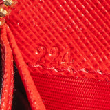 Prada Saffiano Leather Zip Around Wallet