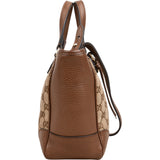 Gucci Monogram GG Canvas Bree Mini Tote Crossbody Handbag