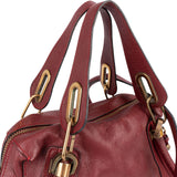 Chloé Grained Leather Paraty Handbag