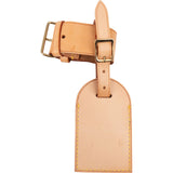 Louis Vuitton Vachetta Leather Luggage Tag Set (YOU)