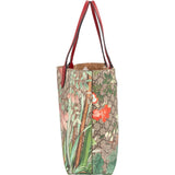 Gucci Monogram GG Supreme Canvas Floral Tian Tote Shoulder Bag