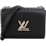 Louis Vuitton Noir Epi Leather Twist MM Crossbody Bag