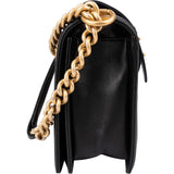 Chanel Quilted Lambskin Single Flap Boy Crossbody Bag