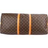 Louis Vuitton Monogram Canvas Keepall 60 Bandoulière Travel Bag