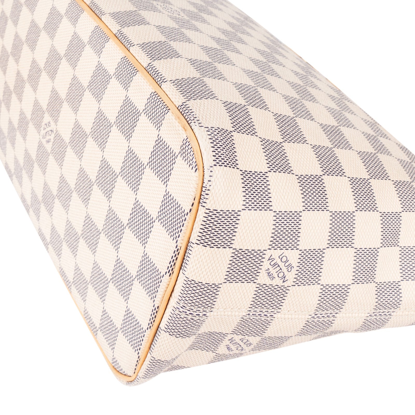 [🔄️B23 / F61] Louis Vuitton Monogram Damier Azur Canvas Saleya PM Handbag - vintageandkickz