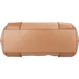 Miu Miu Vitello Madras Brown Leather Tote Shoulder Bag