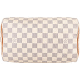 Louis Vuitton Monogram Damier Azur Canvas Speedy 25 Handbag