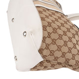 Gucci Monogram GG Canvas Vertical Stripe Tote Handbag