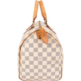 Louis Vuitton Monogram Damier Azur Speedy 30 Handbag