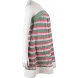 Chanel Multicolor Striped Knit Dott Fruit Buttons Longsleeve Dress (FR 34 / DE 32)