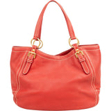 Prada Red Vitello Daino Hobo Shoulder Bag