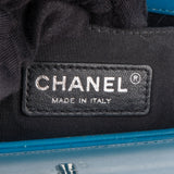Chanel Quilted Patent Leather Small Boy Crossbody Bag