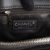Chanel Quilted Caviar Leather Grand Shopping Tote Shoulder Bag