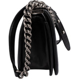Chanel Quilted Lambskin Boy Medium Single Flap Crossbody Bag