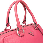 [🔄️B14 / F37] Prada Vitello Daino Bauletto Bag Handbag - vintageandkickz