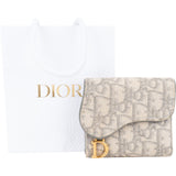 Christian Dior Trotter Monogram Saddle Compact Wallet
