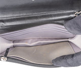 Chanel Lambskin Camellia Leather Wallet on Chain Crossbody Bag