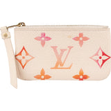 Louis Vuitton Leather Empreinte Monogram Aquarelle Key Pouch M83506