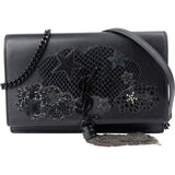 Saint Laurent Leather Kate Tassel Cloud & Star Appliqué Crossbody Bag